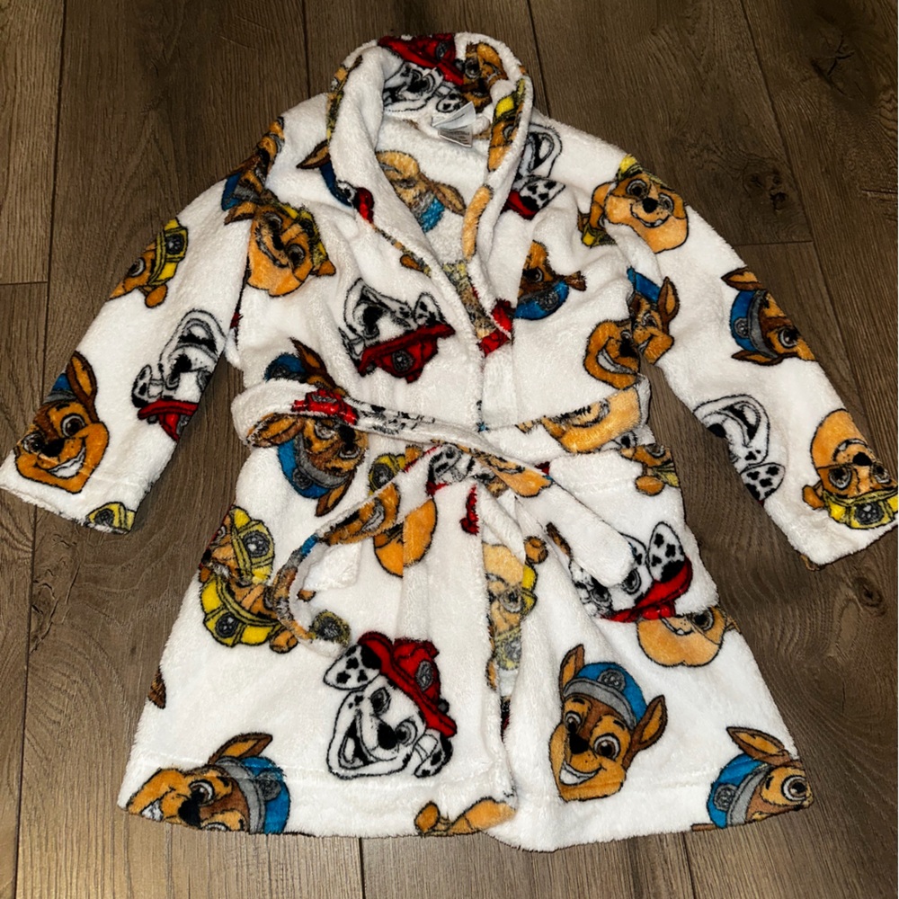 Nickelodeon Paw Patrol Fleece Robe Size 4T